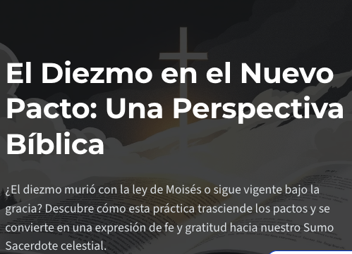 diezmo nuevo pacto
